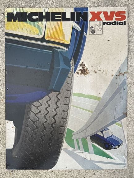 MICHELIN XVS RADIAL
Plaque publicitaire rectangula