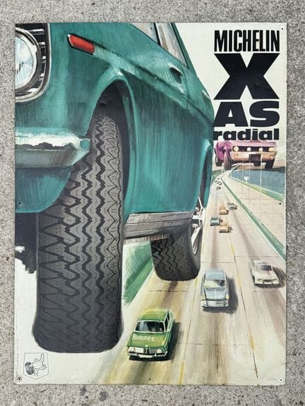 MICHELIN XAS RADIAL
Plaque publicitaire rectangula