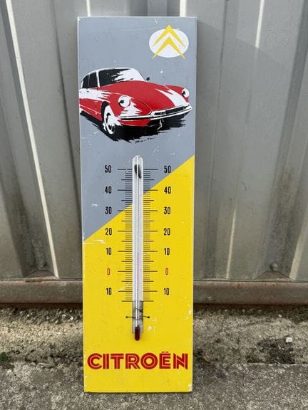 CITROËN
Thermomètre publicitaire rectangulaire en 