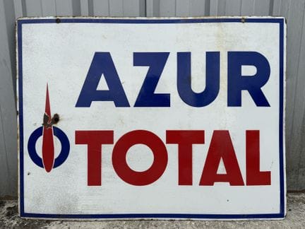 AZUR TOTAL
Plaque publicitaire rectangulaire doubl
