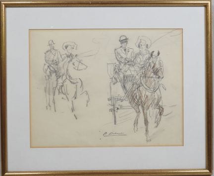 Pierre Olivier DUBAUT (1886-1968).
Cavaliers et vo