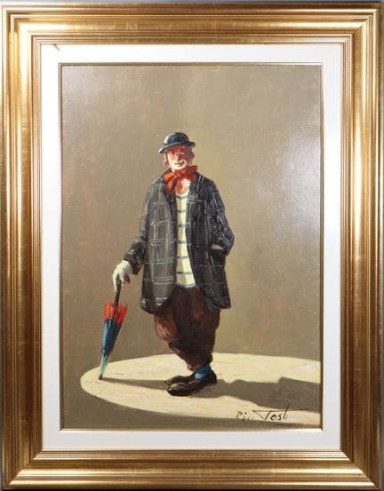 School of the 20th Century.
The Clown.
Oil on canv