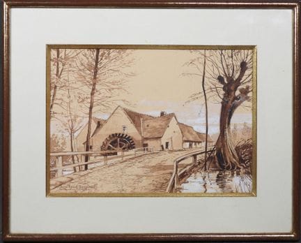 Jean-Louis BONCOEUR (1911-1987).
Moulin à eau dans