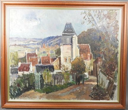 Maurice MARTIN (1894–1978). 
The village of Lavard