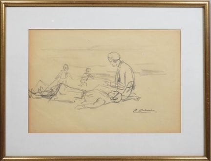 Pierre Olivier DUBAUT (1886-1968).
Femmes sur la p