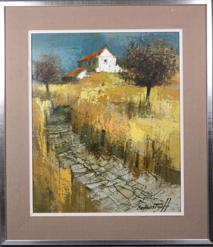 SEMENTSEFF (20th century).
Landscape with a path a