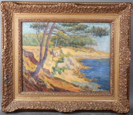 Jean JULIEN (1888-1974).
Calanque de Carry.
Huile 