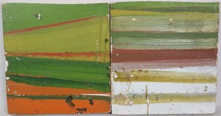 Pierre GOUGEROT (XXe).
Compositions colorées.
Deux