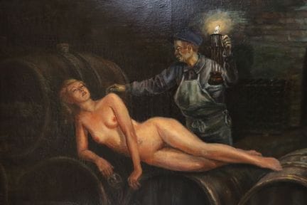 Marcel Louis LABESTE (20th century). 
Drunken Nude