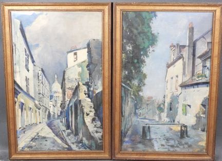 André DOERB (?) XXe.
Rue Saint Rustique et rue du 