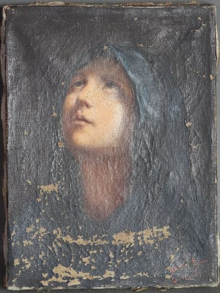 École française, XIXe, d'après Guido RENI.
Vierge 
