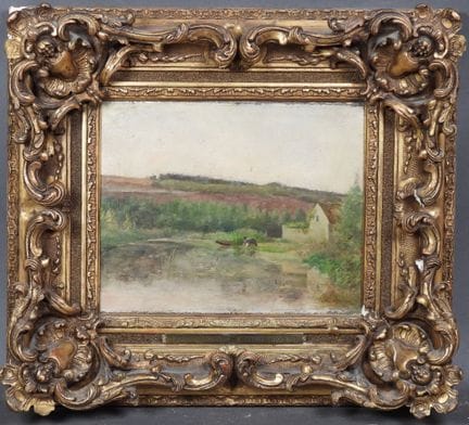 École française vers 1860.
Environs de Saint Ouen.