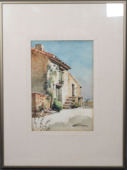 Camille FERRER (XXe).
Pays Catalan.
Aquarelle sign