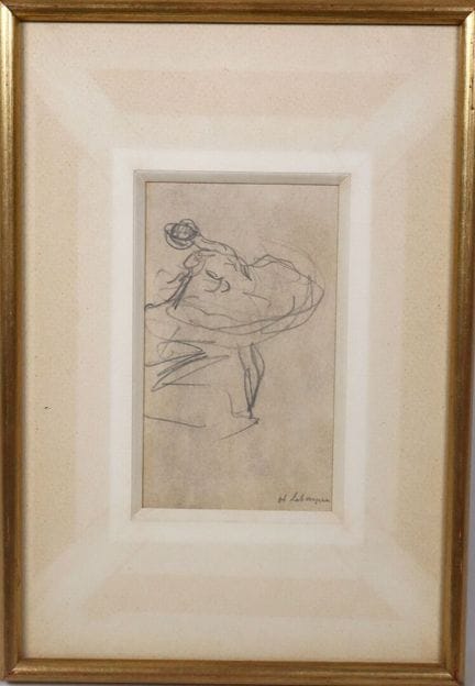 Henri LEBASQUE (1865-1937).
Étude de danseuse.
Des
