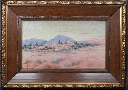 L.CHAZE (XIXe)
Vue du Mont Sila.
Huile sur toile s