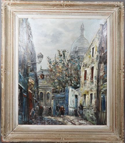 Raymond BESSE (1899-1969).
Le Vieux Montmartre.
Hu