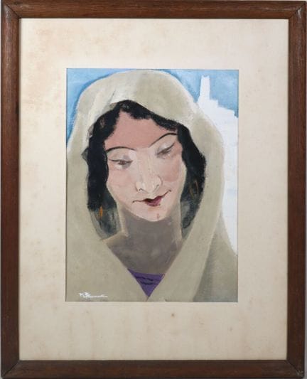 Paul-Louis BEAUMONT (1863-1936).
Tête de femme alg