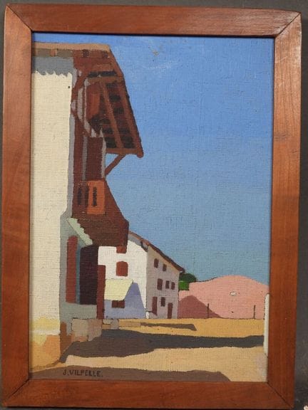 Jane VILPELLE (20th century).
Place de Bidard.
Oil