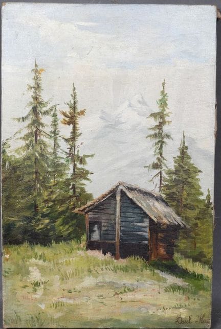 Paul HOGG (1892–1985).
Mountain.
Oil on canvas, si