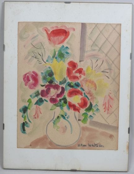 Lilian E. WHITTEKER (1895-1978).
Bouquet de fleurs