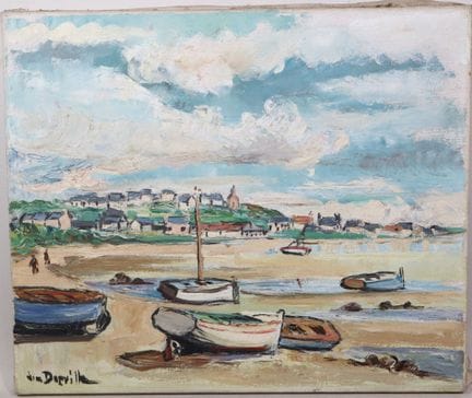 Jean DORVILLE (1902–1985).
The Beach.
Oil on canva