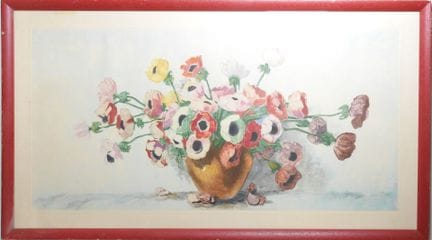 Pierre FOREST (1881-1971).
Nature morte aux anémon
