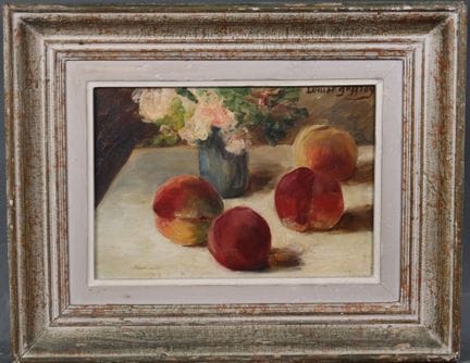 Louise GEFFROY (XXe).
Nature morte aux fruits et f