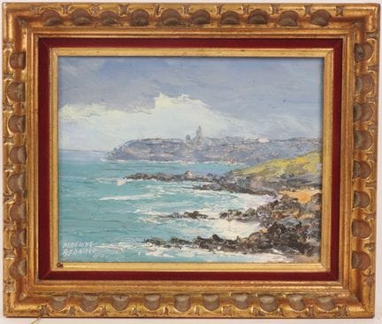 Maurice BERNARD (1927–2005).
Cape Fréhel.
Oil on c