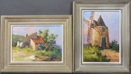 Fortuné CAR (1905–1970).
Windmill and Small House 
