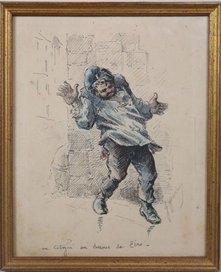 Jacques JONCHERD.
Caricature : un citoyen au desso