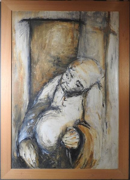 20th-Century School. 
Seated man with a paunch. 
G