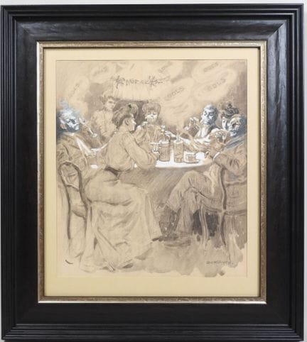 David Osipovitch WIEHOPFF (1867-1933). 
Le Dîner m
