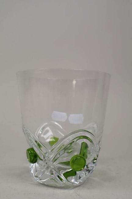 LALIQUE FRANCIA.
Vaso de cristal, modelo «Floride»