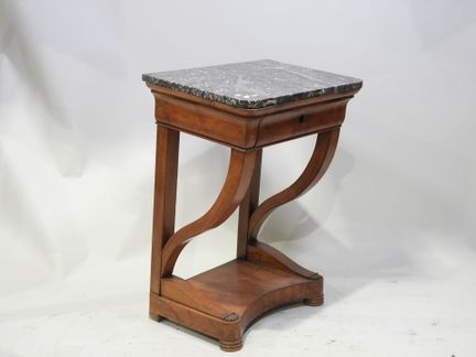Console rettangolare in legno e impiallacciatura, 