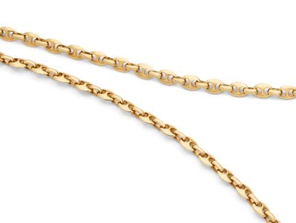 Impresionante collar de oro amarillo de 18 quilate