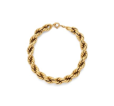 Pulsera de oro amarillo de 18 quilates (750‰) con 