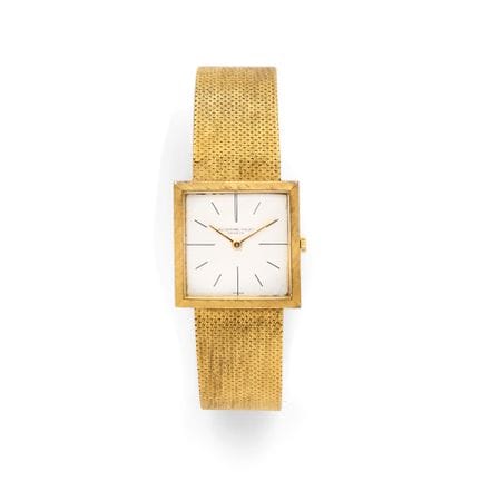 AUDEMARS PIGUET.
Men's watch with a square case an