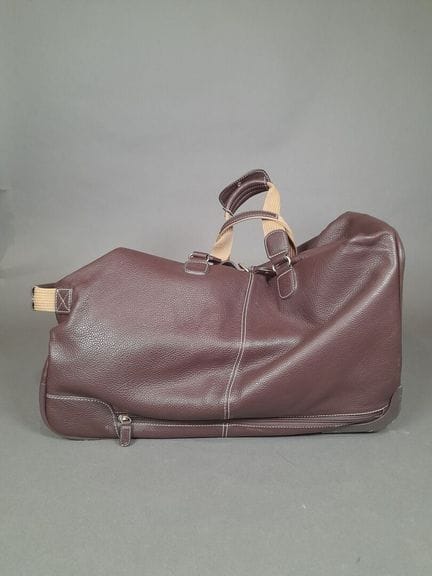 LANCEL, PARÍS.
Bolsa de viaje con dos asas y rueda