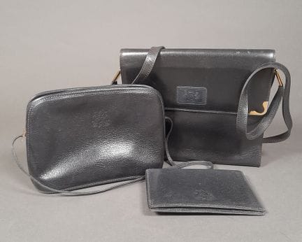 DIDIER LAMARTHE.
Lot comprenant deux sacs à main à