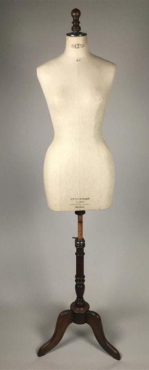 STOCKMAN.
Mannequin de couturière recouvert de lin