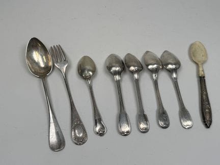 Lot en argent 950/1000, poinçon Minerve, divers mo