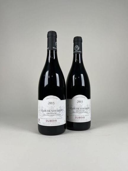CLOS DE VOUGEOT. GC.
Domaine Dubois.
2015. 2 bt.