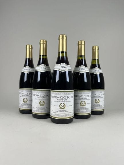 CORTON-CLOS DU ROI. GC.
Partouche & Fils.
1998. 5 