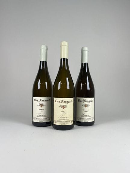 SAUMUR BLANC.
Clos Rougeard. Brézé. Verticale :
20
