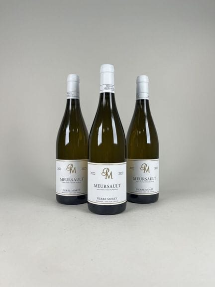 **MEURSAULT.
Pierre Morey.
2022. 3 bt.
TVA récupér