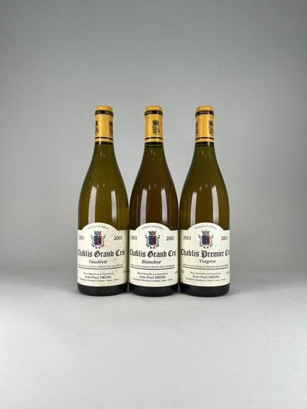 **CHABLIS. GC.
Jean-Paul Droin.
Vaudésir. 2001. 1 