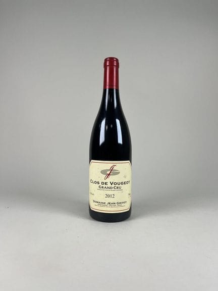 **CLOS DE VOUGEOT. GC.
Jean Grivot.
2012. 1 bt.
TV