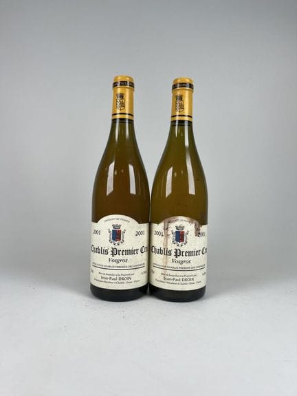 **CHABLIS. 1er Cru Vosgros.
Jean-Paul Droin. 2001.