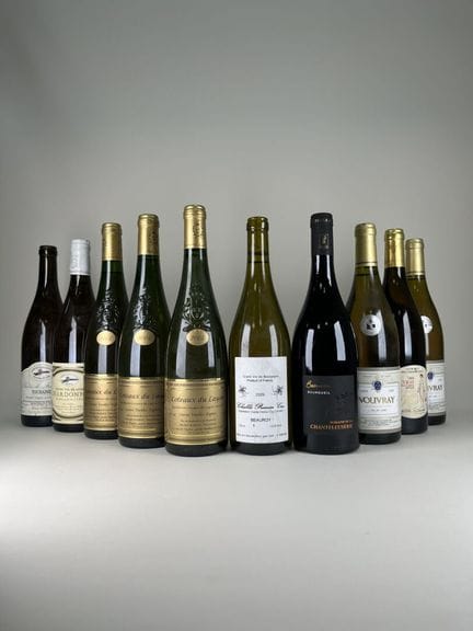 VINS DIVERS.
Lot de vins de Loire et Bourgogne (Ch