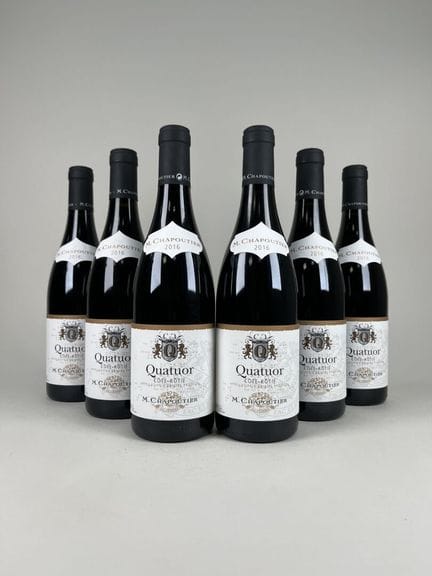CÔTE-RÔTIE.
M. Chapoutier.
Quatuor. 2016. 6 botell